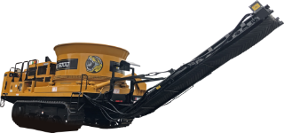 上投入型木材破砕機